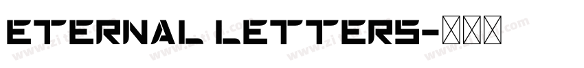 Eternal letters字体转换
